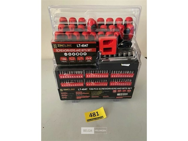 126 delige schroevendraaier en bitsenset - afbeelding 1 van  3