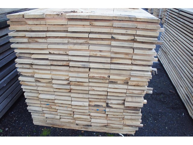 1,26 m³ eiken planken 22mm - afbeelding 3 van  4