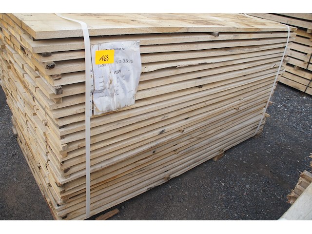 1,26 m³ eiken planken 22mm - afbeelding 1 van  3