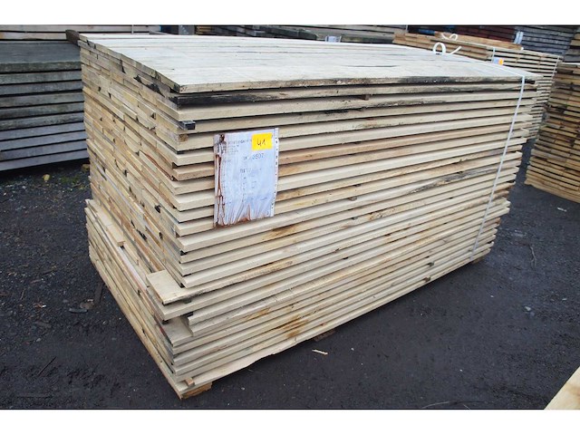 1,26 m³ eiken planken 22mm - afbeelding 1 van  4