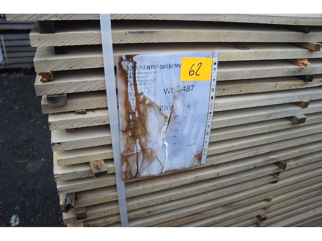 1,26 m³ eiken planken 22mm - afbeelding 4 van  4