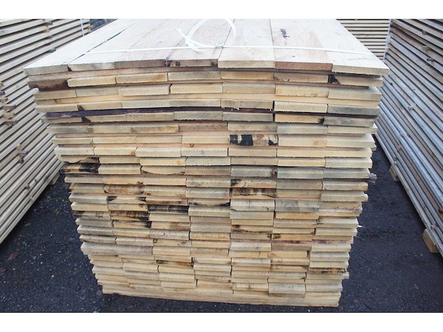 1,26 m³ eiken planken 22mm - afbeelding 2 van  4
