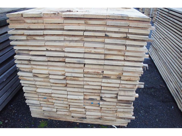 1,26 m³ eiken planken 22mm - afbeelding 3 van  4