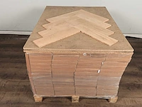 129 m2 parket eiken visgraat onbehandeld multiplank - 508 x 127 x 13,8 mm - afbeelding 4 van  4