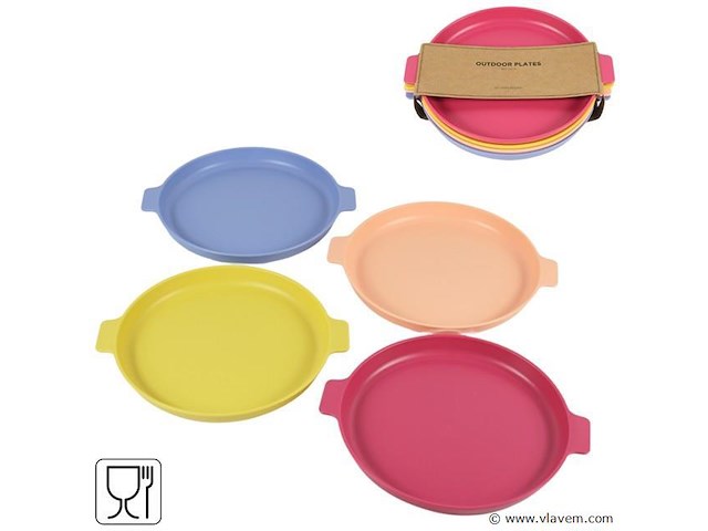 12delig kunstof servies - afbeelding 2 van  3