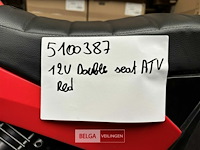 12v double seat atv - red - afbeelding 5 van  5