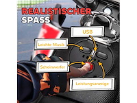 12v elektrische motorfiets voor kinderen met aandrijfwielen, led-verlichting, muziek - afbeelding 7 van  10