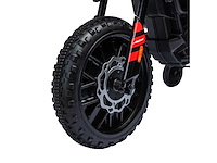 12v elektrische motorfiets voor kinderen met aandrijfwielen, led-verlichting, muziek - afbeelding 9 van  10