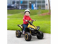 12v elektrische quad voor kinderen, elektrische auto voor kinderen, 2 motoren, 2 versnellingen van 3-6 km/u, led-koplampen