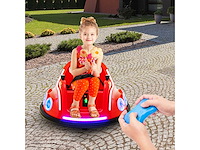 12v kinderbotsauto met 360° rotatie, muziek, verlichting en afstandsbediening - afbeelding 3 van  10