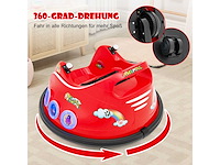 12v kinderbotsauto met 360° rotatie, muziek, verlichting en afstandsbediening - afbeelding 6 van  10