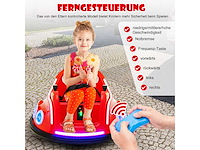 12v kinderbotsauto met 360° rotatie, muziek, verlichting en afstandsbediening - afbeelding 7 van  10