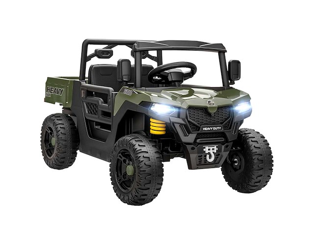 12v kinderen elektrische auto met afstandsbediening, ophanging, kofferbak en muziek, leeftijd 3-8 jaar - afbeelding 7 van  10