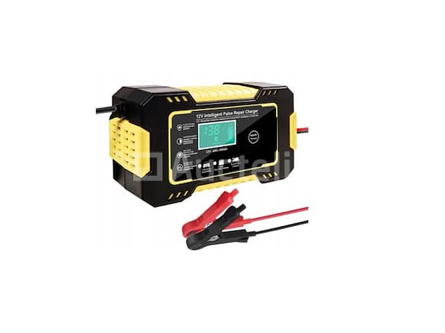12v/6a kraft&dele smart lcd-acculader - afbeelding 1 van  2
