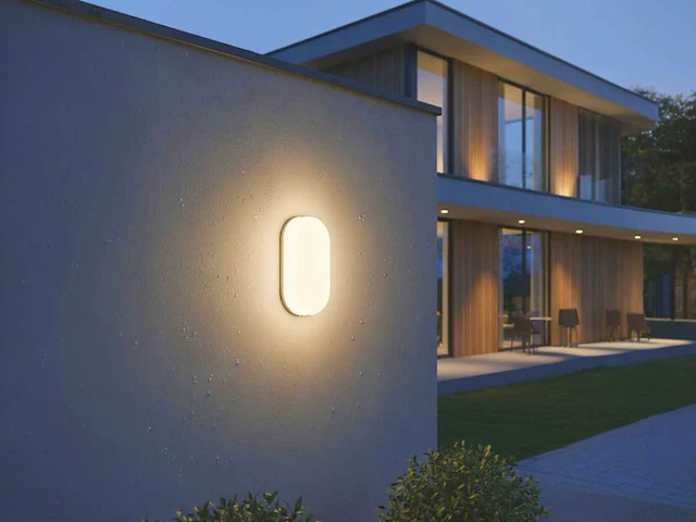 12w 3000k opbouw led panelen ovaal waterdicht brandwerend(10x) - afbeelding 9 van  10
