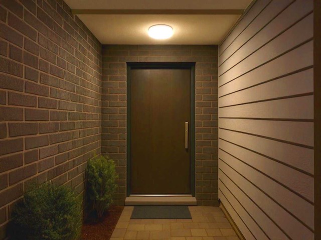 12w 3000k opbouw led panelen waterdicht (10x) - afbeelding 2 van  8