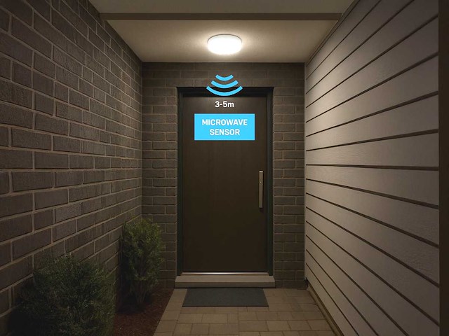 12w 4000k opbouw led panelen met sensor (16x) - afbeelding 1 van  7