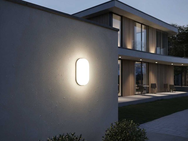 12w 4000k opbouw led panelen ovaal waterdicht brandwerend(20x) - afbeelding 1 van  7