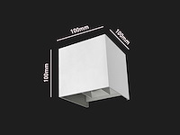12w led wandlamp kubus duo licht verstelbaar waterdicht(4x) - afbeelding 7 van  9