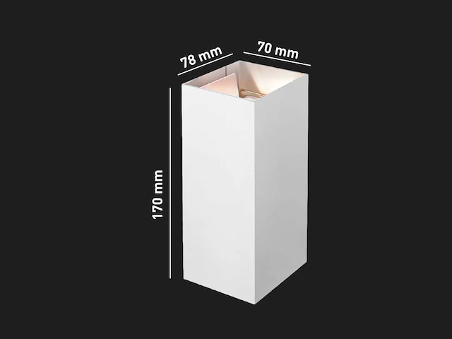 12w led wit wandlamp duo licht verstelbaar waterdicht(16x) - afbeelding 7 van  8