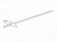 (12x) 1 m witte 1-fase stroomrail - afbeelding 2 van  2