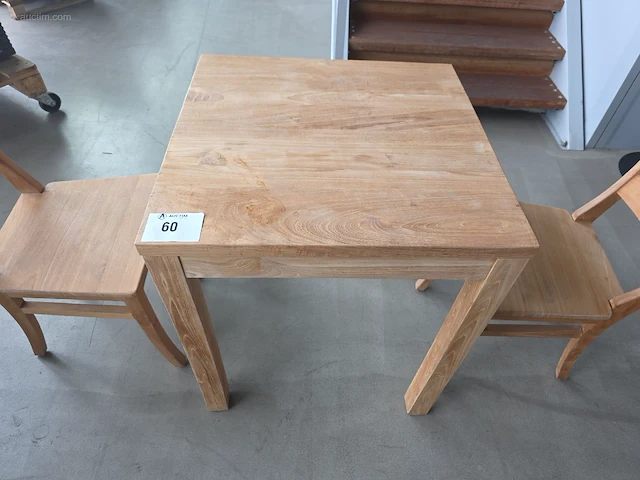 (12x) (12x) professionele houten (teak) tafel- en... - afbeelding 2 van  4