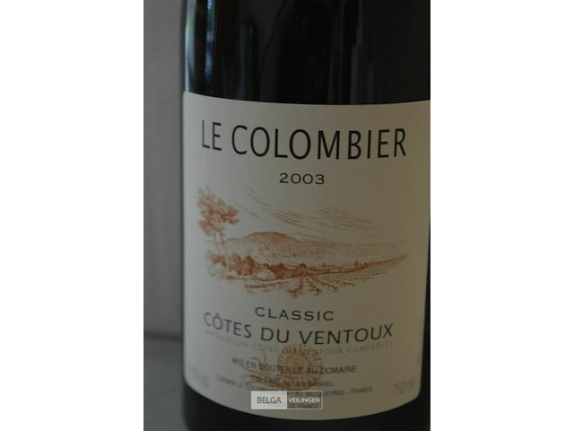 12x 750ml le colobier classic cotes du ventoux - afbeelding 2 van  2