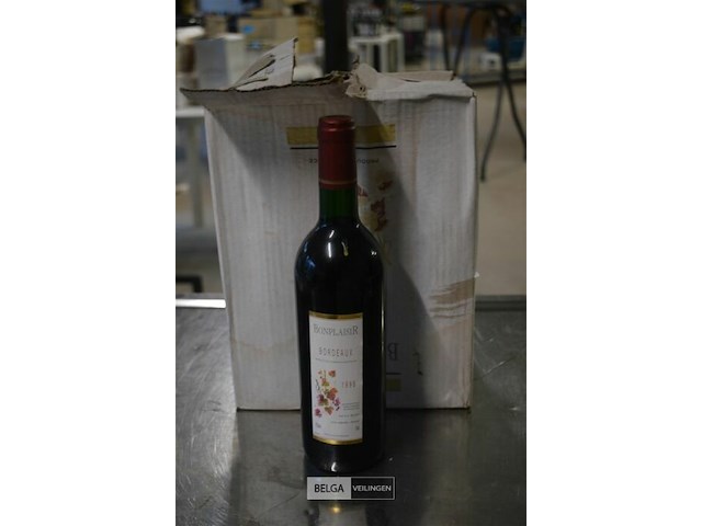 12x 75cl bonplaisir bordeaux - afbeelding 1 van  2