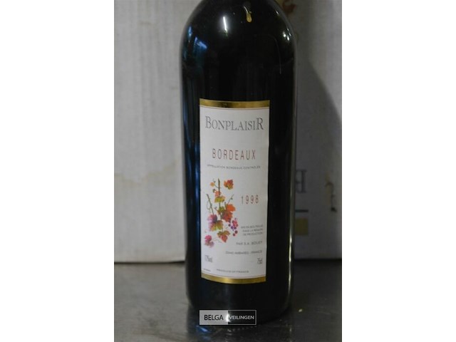 12x 75cl bonplaisir bordeaux - afbeelding 2 van  2