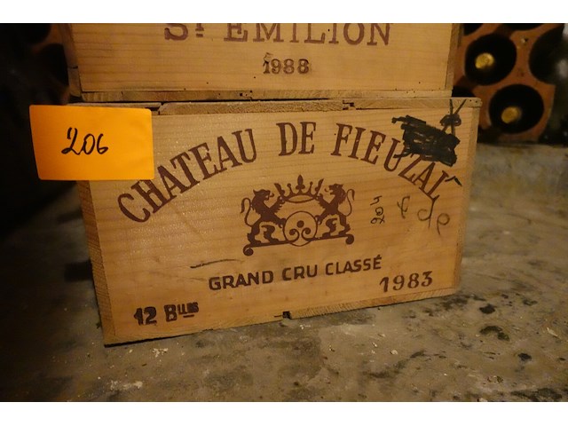 12x 75cl chateau de fieuzal 1983 - afbeelding 1 van  1