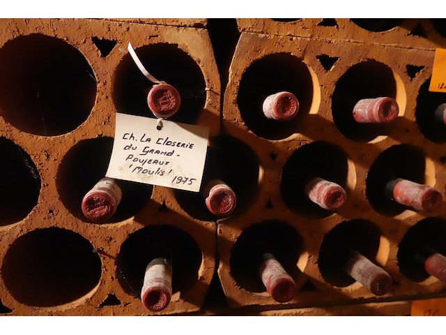 12x 75cl chateau la closerie du grand poujeux moulis 1975 - afbeelding 4 van  4