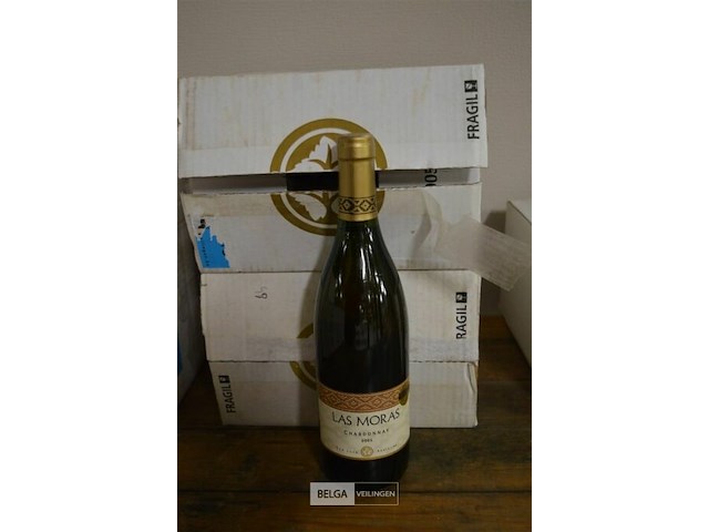 12x 75cl las moras chardony - afbeelding 1 van  3