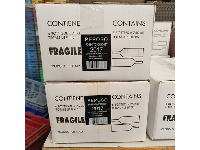 12x 75cl podere montale peposo rosso toscano - afbeelding 3 van  3