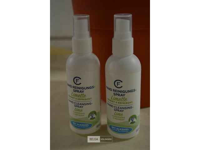 12x 80ml handcleaning spray - afbeelding 1 van  2