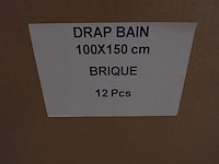 12x badhanddoek brique - afbeelding 5 van  6