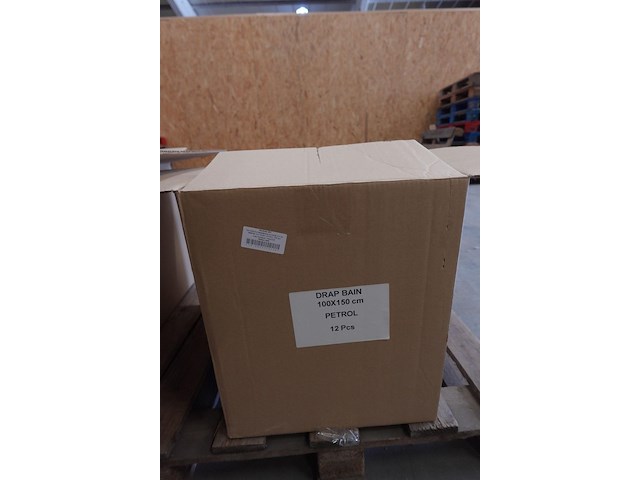 12x badhanddoek petrol - afbeelding 4 van  6