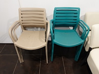 12x div kunststof stoel - afbeelding 3 van  4