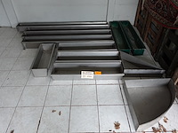 12x diverse inox bloembakken - afbeelding 1 van  2