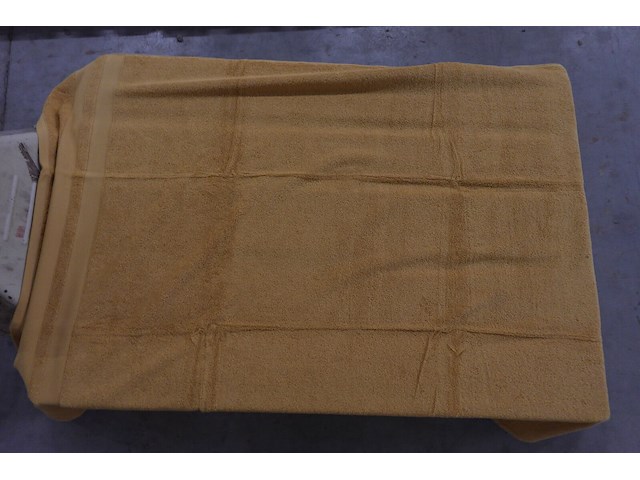 12x douchehanddoek mosterd - afbeelding 5 van  5