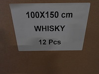 12x douchehanddoek whisky - afbeelding 4 van  5