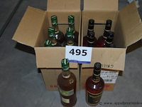 12x fles, giffard sirop citron vert en morand liqueur williamine - afbeelding 1 van  2