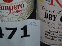 12x fles gin en rum, o.a. hendrick's, pampero, k, bluecoat, 70cl - afbeelding 4 van  4