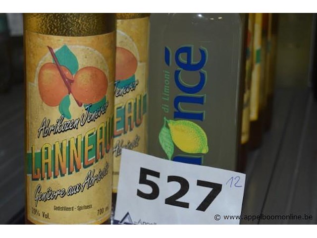 12x fles likeur, wo. limoncé, liquore di limoni, 25% vol., 700ml - afbeelding 2 van  2