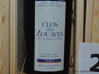 12x fles rode wijn, clos des zouaves, côtes de sambre et meuse, 2009, 75cl - afbeelding 2 van  3