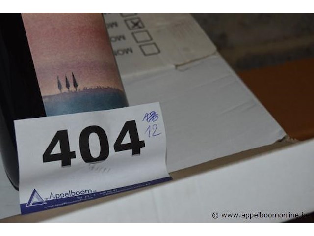 12x fles rode wijn, fattoria di montechiari, toscana igt rosso, 2012 - afbeelding 3 van  3