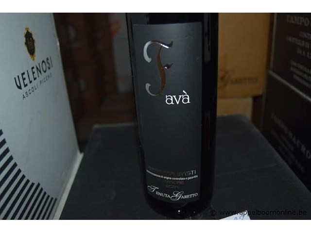 12x fles rode wijn, tenuta garetto, favà barbera d'asti superiore nizza, 2011, 75cl - afbeelding 2 van  4