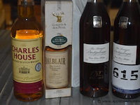 12x fles sterke drank, wo. dartigalongue bas armagnac 70cl, maker's mark kentucky straight bourbon 70cl, gordon & macphail balblair 10 years, longrow 10 years - afbeelding 2 van  4