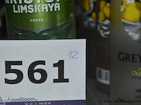 12x fles vodka, wo. 8x eristoff limskaya, 1x fair. premium vodka, 3x elit by stolichnaya - afbeelding 3 van  3