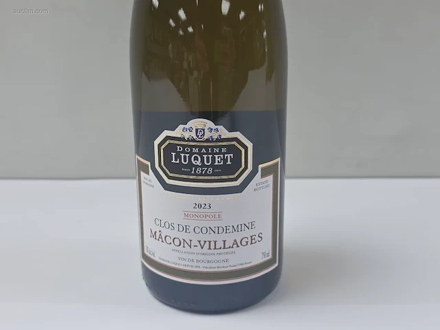 (12x) fles(sen) clos de condemine macon- villages... - afbeelding 2 van  7