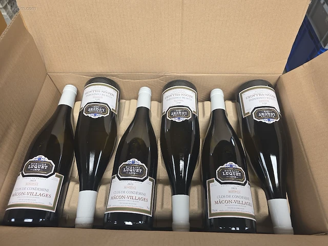 (12x) fles(sen) clos de condemine macon- villages... - afbeelding 6 van  7